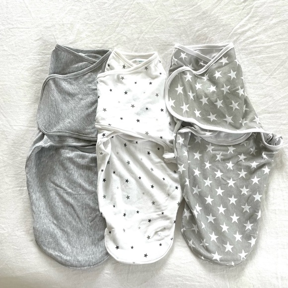ADEN + ANAIS Essentials Cotton Wrap Swaddle (3 Pack) Twinkle Color - Picture 2 of 2